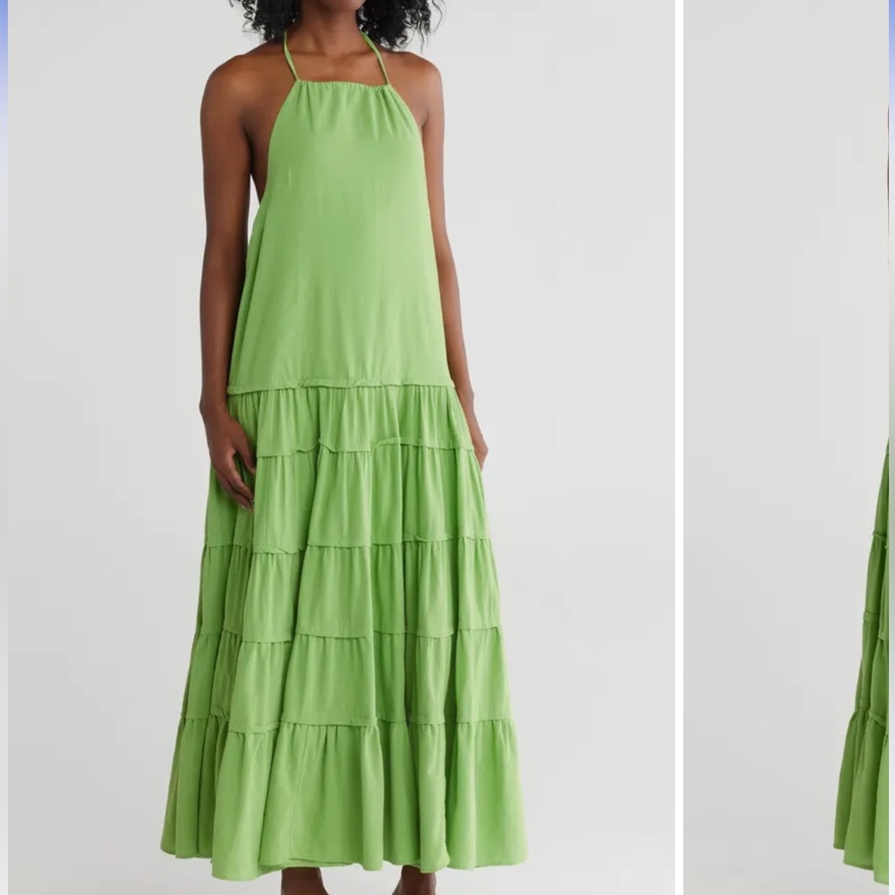 Free-est Somewhere Sunny Halter Dress